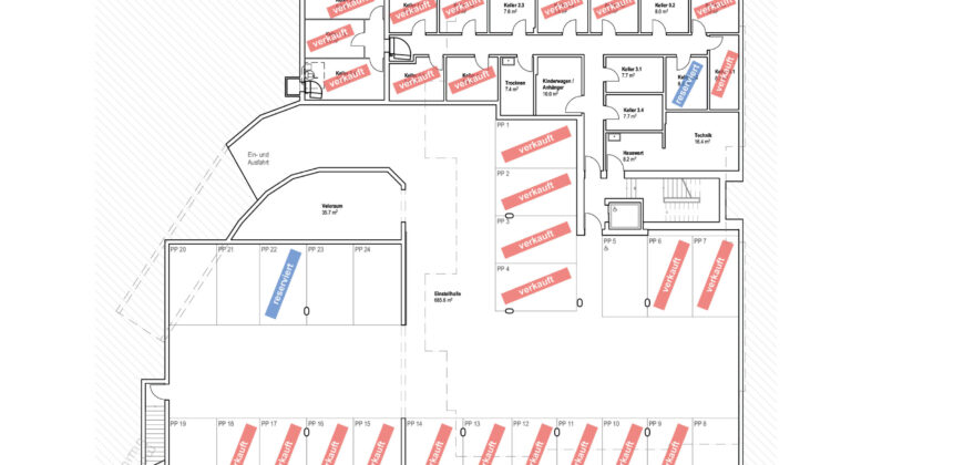 Casa Giardino | 3.5-Zimmer Attikawohnung 3.4 | Attika Südwest