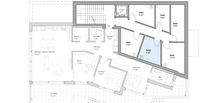 3.5 Zimmerwohnung 1.2 | Residenz Zentaur, Aarau