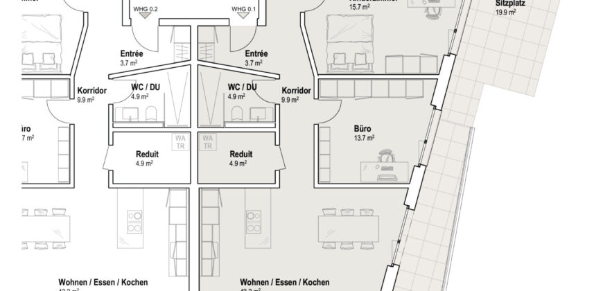 Chnübrächi | 4.5-Zimmer Gartenwohnung 0.1